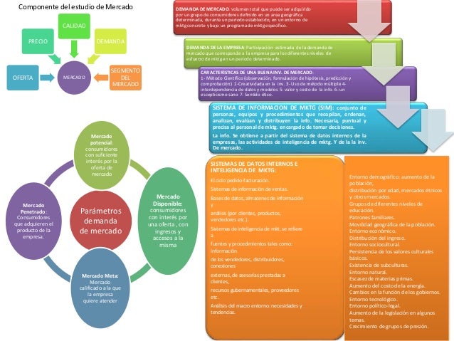 Mapa conceptual Invstigación de mercado