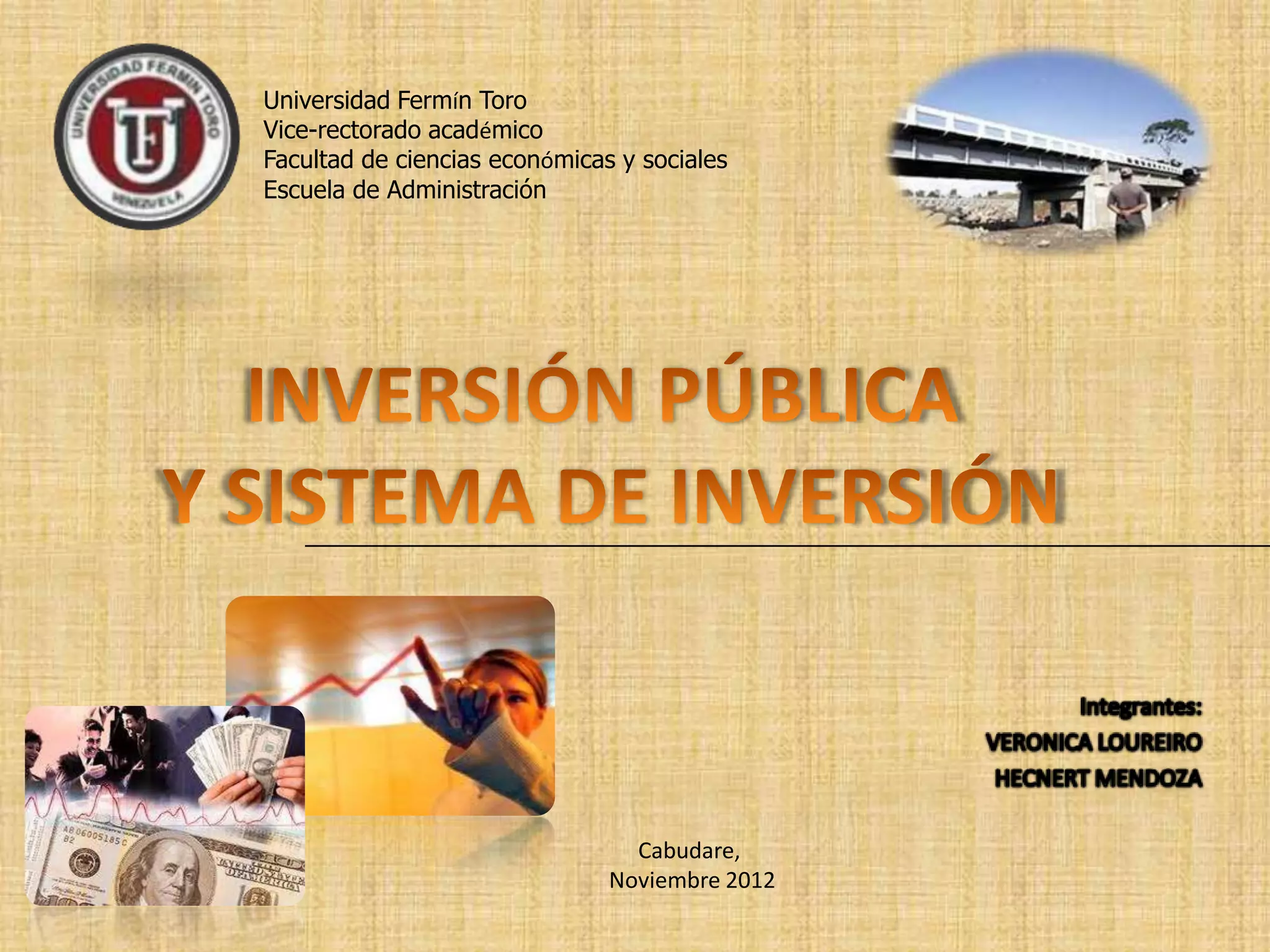 Mapa conceptual inversión pública y sistema nacional de inversión ...