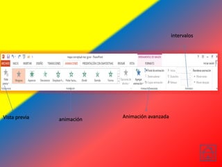 intervalos
Animación avanzada
animaciónVista previa
 