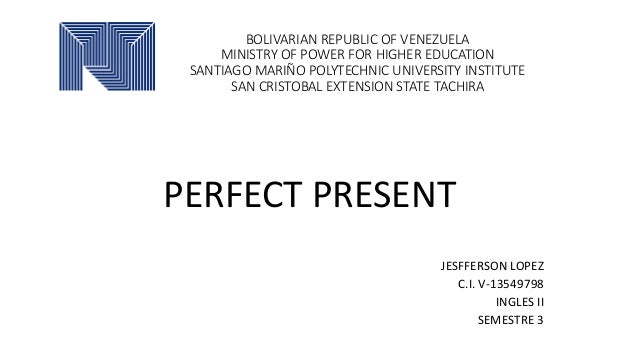 Mapa conceptual present perfect