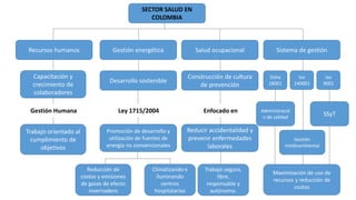 Mapa conceptual sector salud en colombia