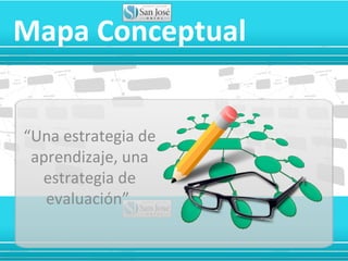 Mapa Conceptual


“Una estrategia de
 aprendizaje, una
  estrategia de
   evaluación”
 