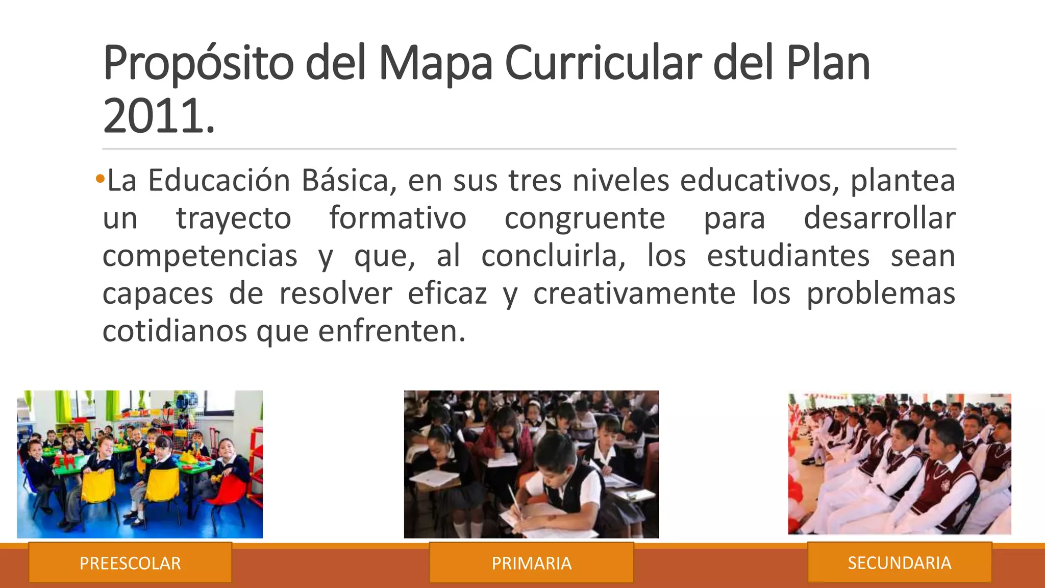 Mapa curricular de la educación básica 2011 | PPTX