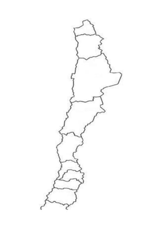 Mapa de Chile recortable  1 AÑO .doc
