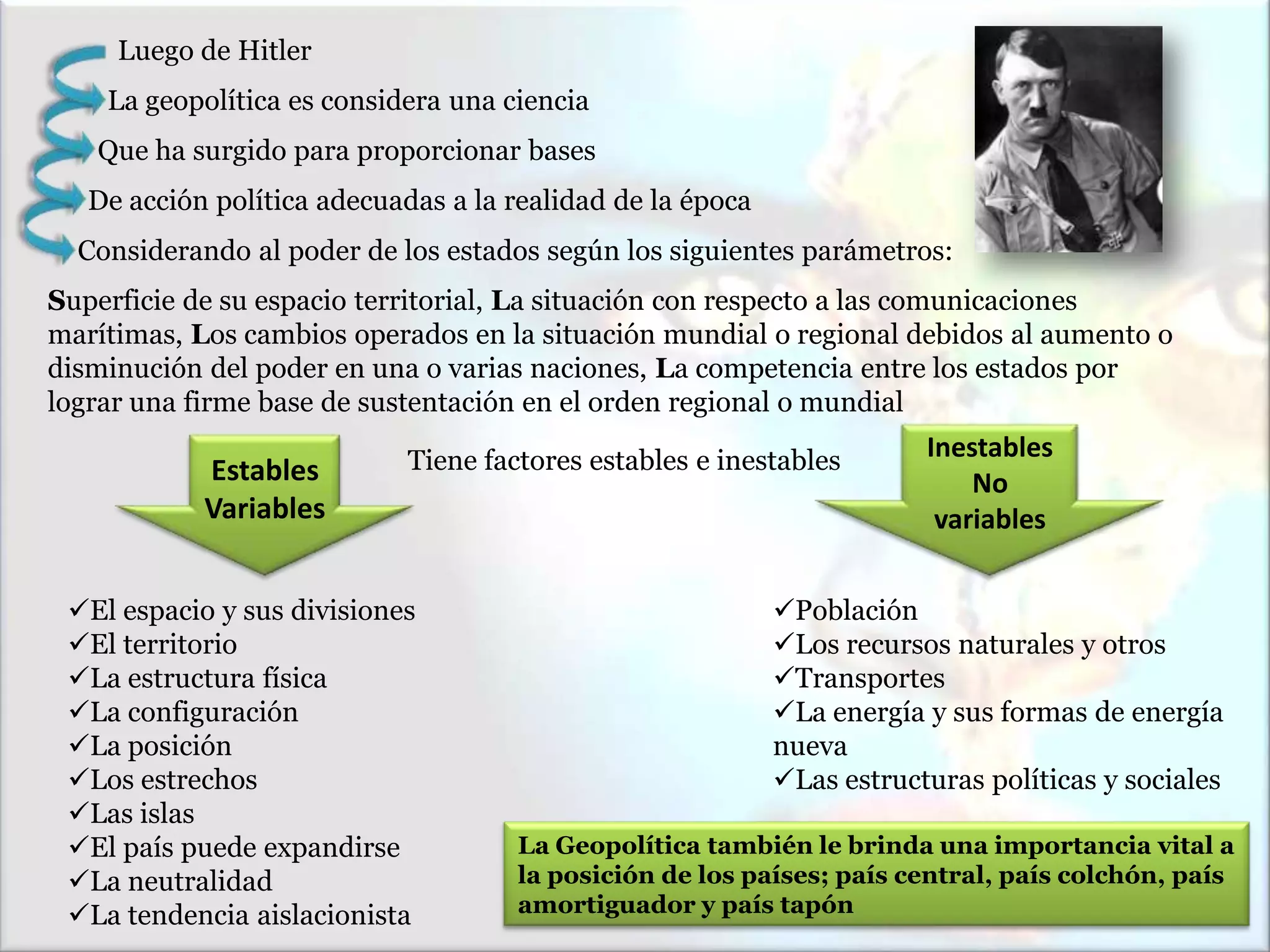 MAPA DE CONCEPTO DE GEOPOLÍTICA Y CONCEPTOS AFINES | PPT