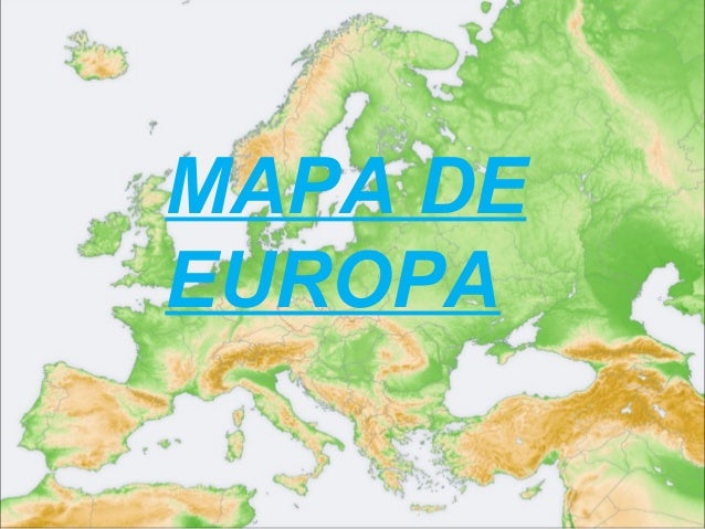 Mapa de europa