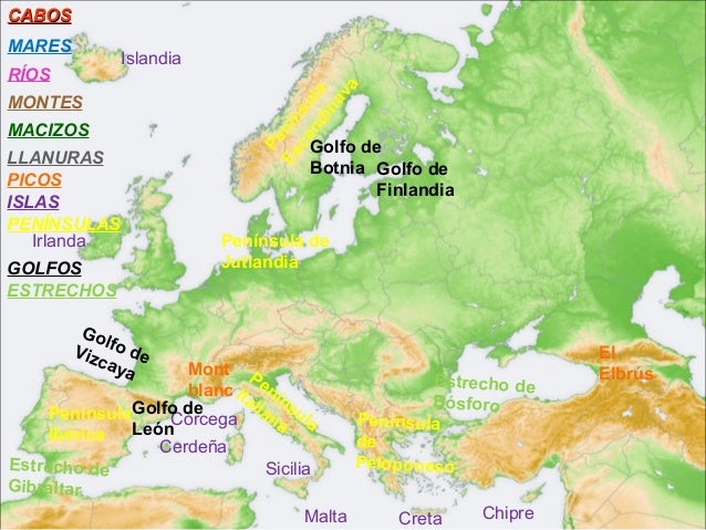 Mapa de europa