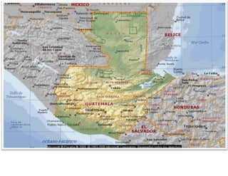 Mapa de guatemal