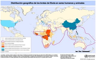 Mapa del ebola