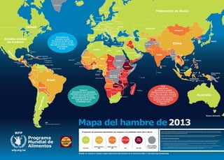 Mapa del hambre 2013