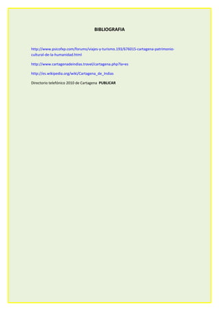 Mapa del sistema natural de cartagena de indias | DOC