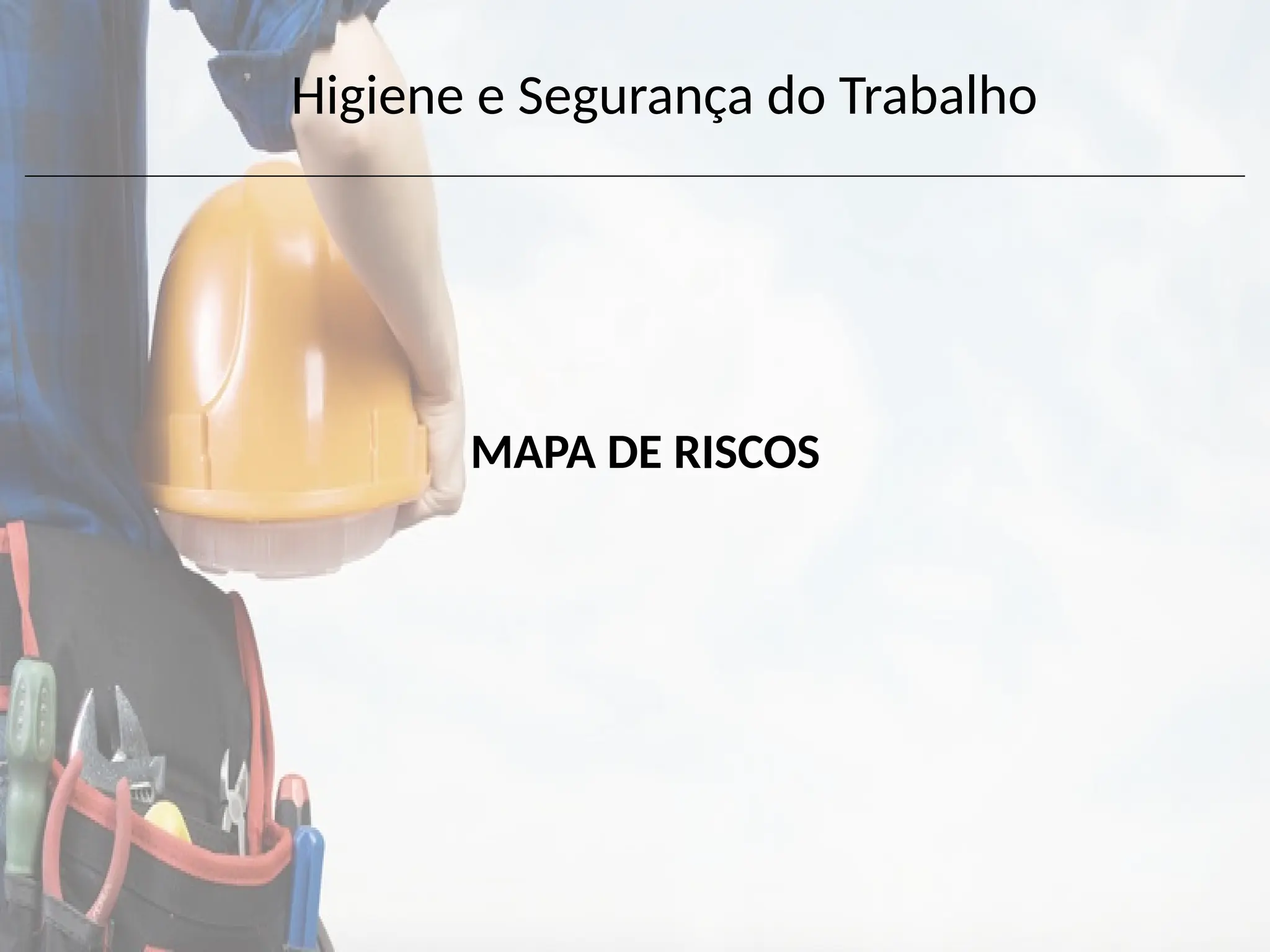 MAPA DE RISCO segurança do trabalho nr5 cipa | PPTX