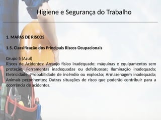 MAPA DE RISCO segurança do trabalho nr5 cipa | PPTX