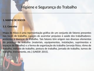 MAPA DE RISCO segurança do trabalho nr5 cipa | PPTX