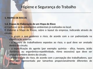 MAPA DE RISCO segurança do trabalho nr5 cipa | PPTX