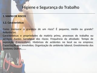 MAPA DE RISCO segurança do trabalho nr5 cipa | PPTX