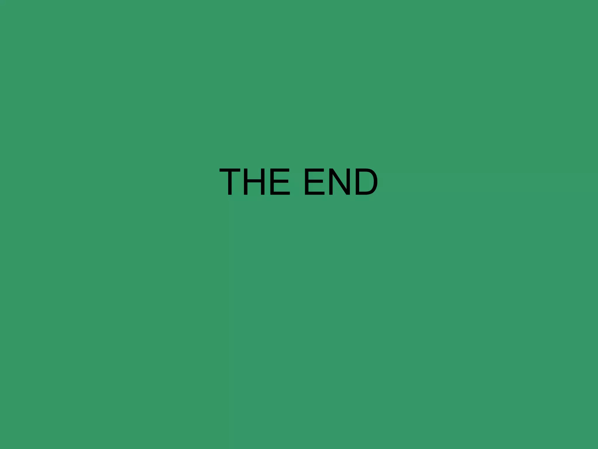 THE END 