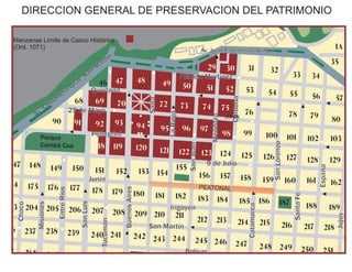Mapa Distrito Centro Historico Ord 1071