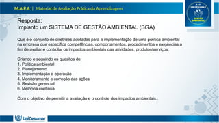 MAPA Ecologia Aplicada curso de gestão ambiental | PPTX