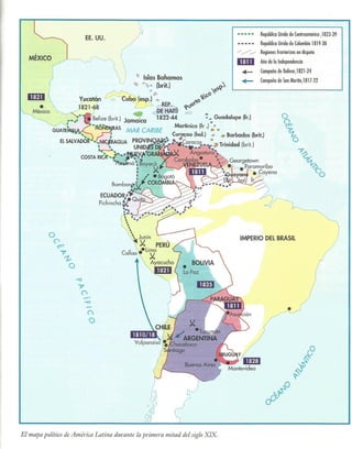 Mapa emancipacion americana