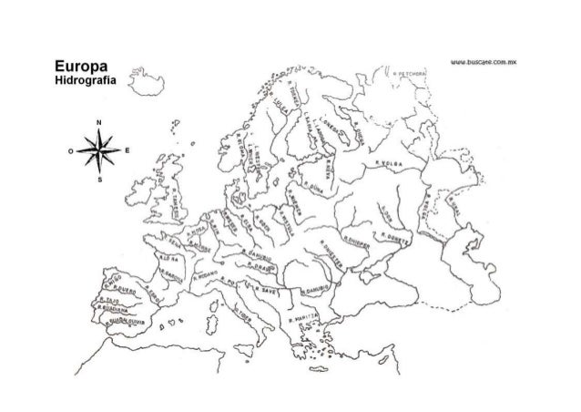rios mapa hidrografico de europa Mapa Hidrografico De Europa rios mapa hidrografico de europa