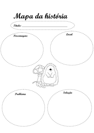 Mapa da história
Titulo: _________________________________________
Local
Personagens
Solução
Problema