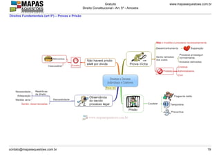 www.mapasequestoes.com.brGratuito
Direito Constitucional - Art. 5º - Amostra
contato@mapasequestoes.com.br 19
Direitos Fundamentais (art 5º) – Provas e Prisão
 