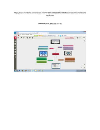 https://www.mindomo.com/preview.htm?m=024ea896006d4ac4b8d8aa6d1fab522b&fromDashb
oard=true
MAPA MENTAL BASE DE DATOS
 