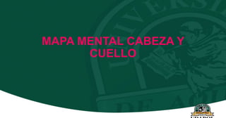 MAPA MENTAL CABEZA Y
CUELLO
 