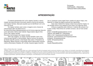 Mapa mental de PORTUGUÊS.pdf para concursos | PDF