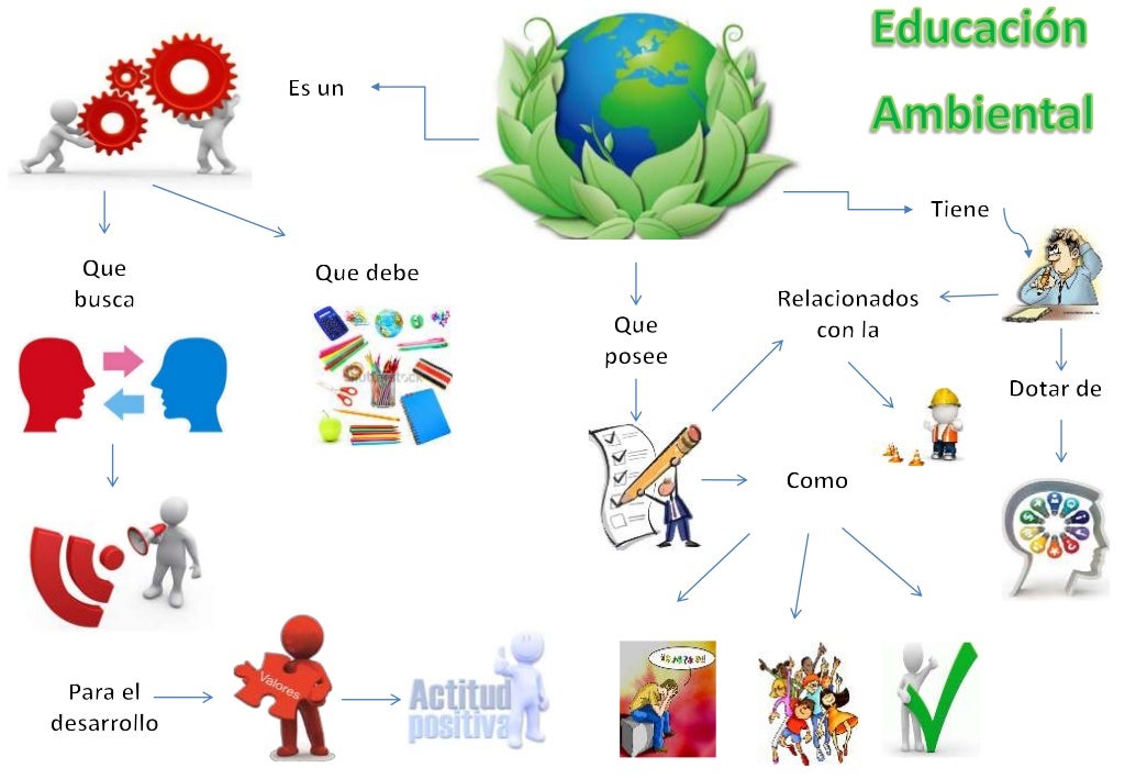 Mapa mental educacion ambiental