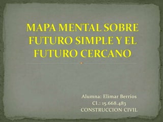 Alumna: Elimar Berrios
CI.: 15.668.483
CONSTRUCCION CIVIL
 