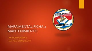 MAPA MENTAL FICHA 2
MANTENIMIENTO
ANTHONY GARITA S.
MA. FDA. CHINCHILLA R.
 