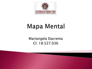Mariangela Dacrema
  CI: 18.527.036
 