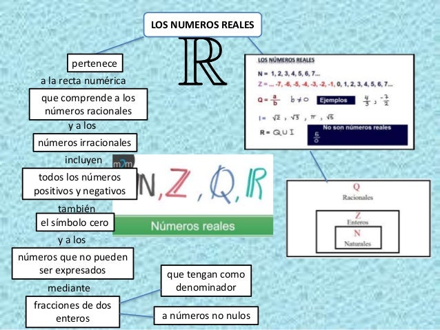 Mapa mental los numeros reales Mapa mental los numeros reales