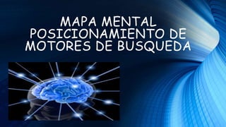 MAPA MENTAL
POSICIONAMIENTO DE
MOTORES DE BUSQUEDA
 