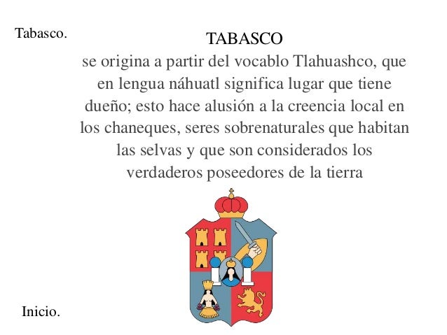 Palabras De Tabasco Y Su Significado En Español