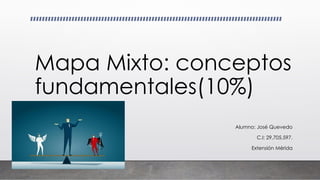 Mapa Mixto: conceptos
fundamentales(10%)
Alumno: José Quevedo
C.I: 29,705,597.
Extensión Mérida
 