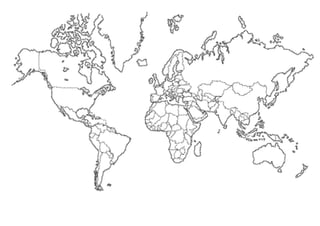 Mapa mundial mudo