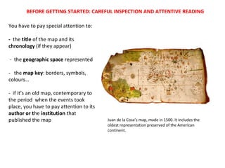 Analysis of historical maps | PPT