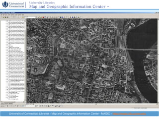 University Libraries
                Map and Geographic Information Center -
                MAGIC

     Adding WMS Data to ArcMap

                                                                              -In Add Data Window
                                                                              the available layers will
                                                                              appear

                                                                              -Select the desired layer
                                                                              and click OK




University of Connecticut Libraries - Map and Geographic Information Center - MAGIC – http://magic.lib.uconn.edu
 