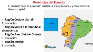 Provincias Y Capitales De La Regin Amaznica Ecuador