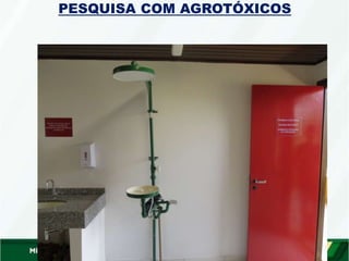 PESQUISA COM AGROTÓXICOS
 