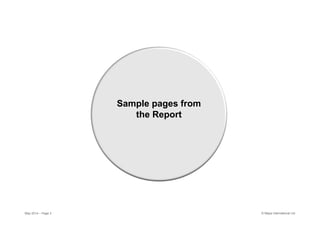 © Mapa International Ltd
Sample pages from
the Report
May 2014 – Page 3
 