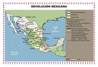 REVOLUCIÓN MEXICANA
 