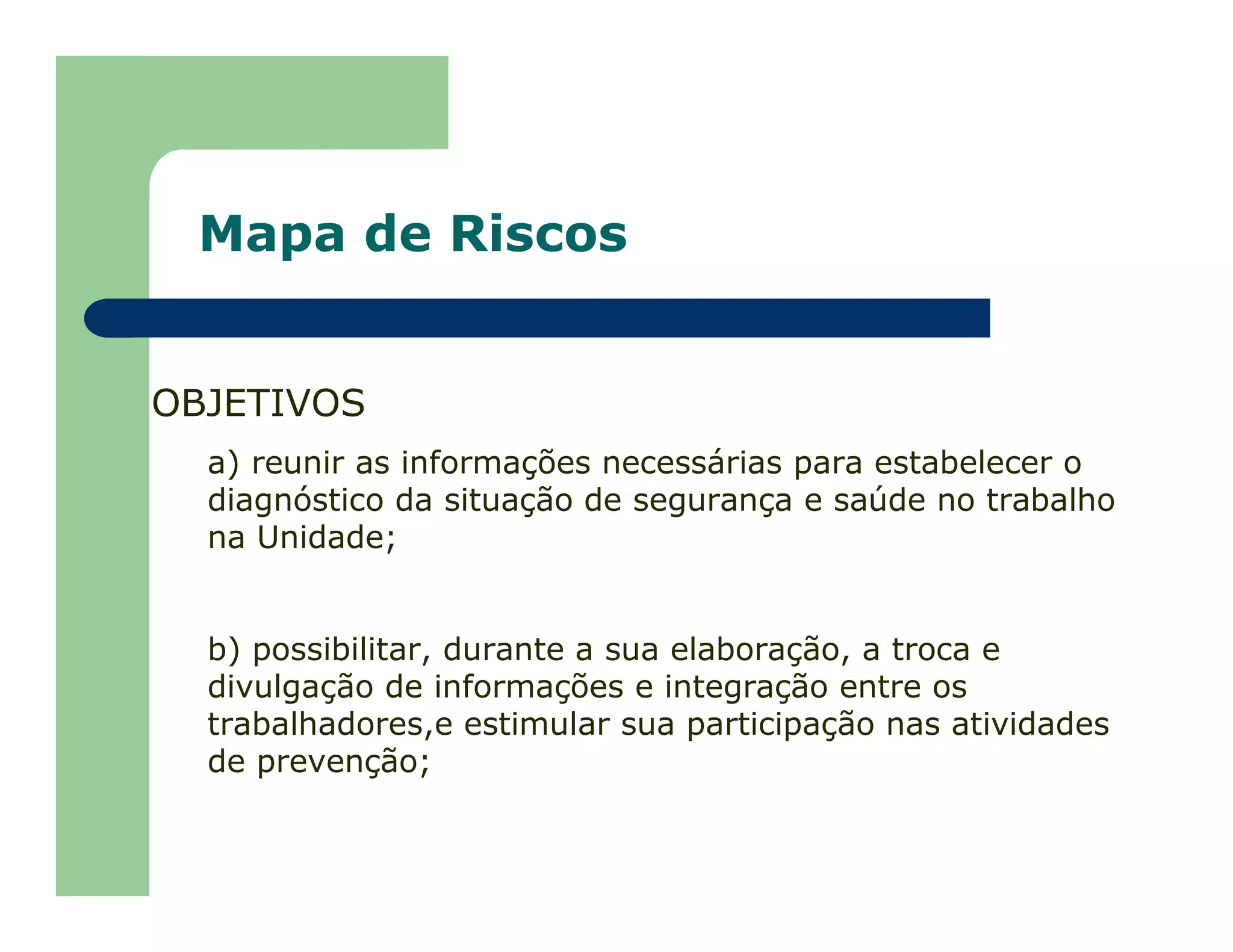 Treinamento CIPA - Mapa de Risco | PDF | Science