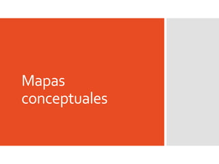 Mapas
conceptuales

 