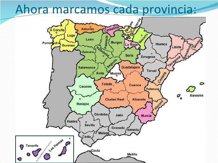 25+ Provincias Y Capitales De España Mapa PNG
