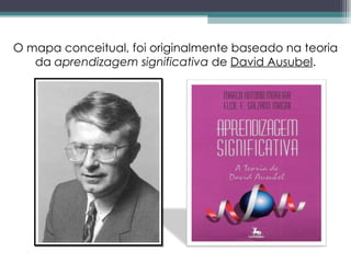 O mapa conceitual, foi originalmente baseado na teoria da  aprendizagem significativa  de  David Ausubel . 