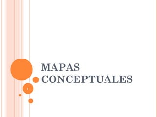 MAPAS
    CONCEPTUALES
1
 